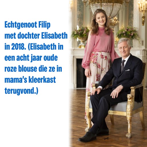 Koningin Mathilde geeft een zeldzame inkijk in haar bureau