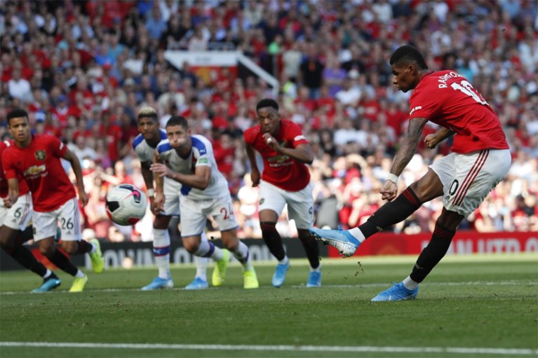 Benteke en Crystal Palace stunten tegen Manchester United: penaltymisser en blunder De Gea bij thuisploeg