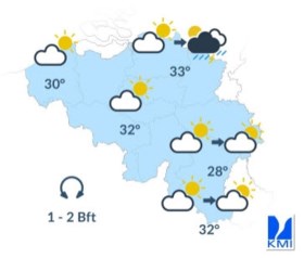 Derde hittegolf van het jaar is een feit: kwik stijgt boven 30 graden