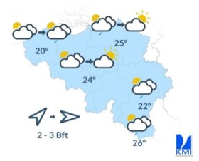 Even ademen, maar zaterdag weer puffen bij 30 graden