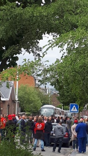 Honderden werknemers Waalse wapenindustrie betogen in Namen: “Regels zijn te streng”