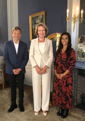 Koningin Mathilde krijgt wekelijkse rubriek in programma Bart Peeters
