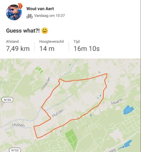 Wout van Aert zet nieuwe stap in revalidatie: voor het eerst op de fiets na zware val in Tour