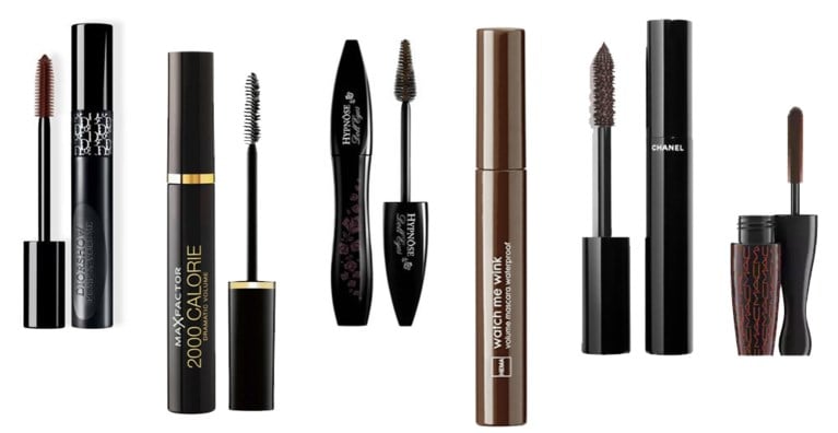 Bruine mascara maakt een comeback