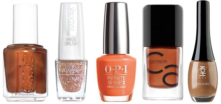 Bruin, brons en beestig: nagellaktrends voor de herfst