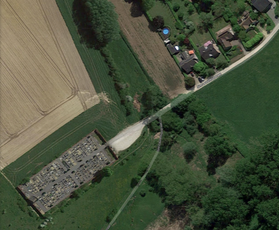 Enkel nog verticale grafzerken in Meldert