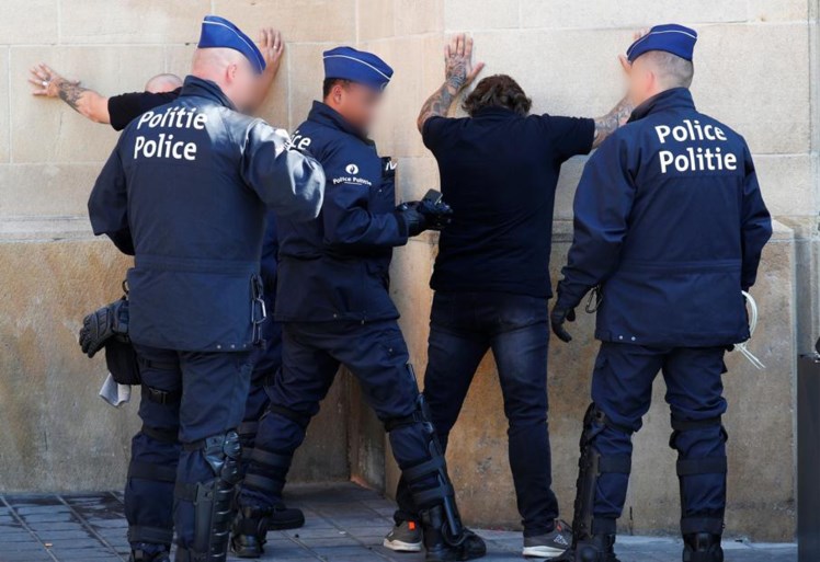 51 arrestaties bij verboden extreemrechtse Mars op Brussel: “Ze waren daar niet met goede bedoelingen”