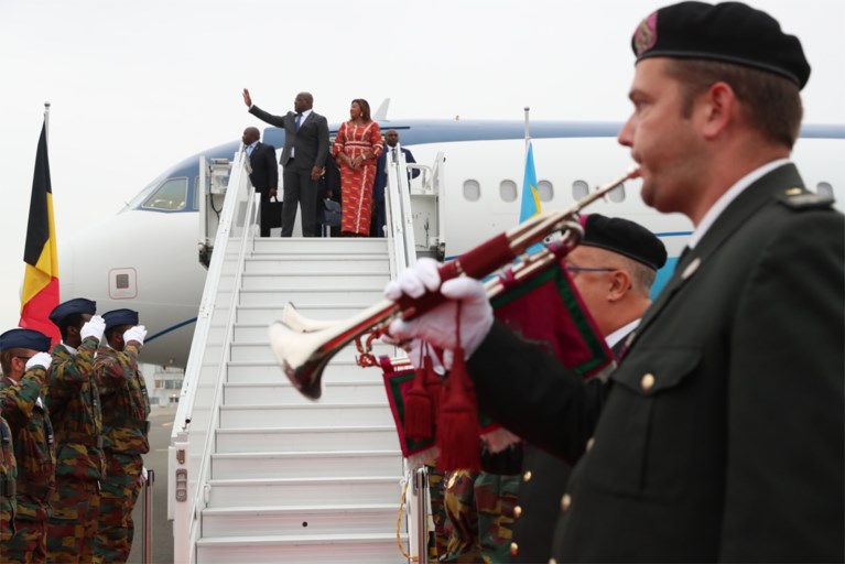Congolese president Tshisekedi aangekomen in België