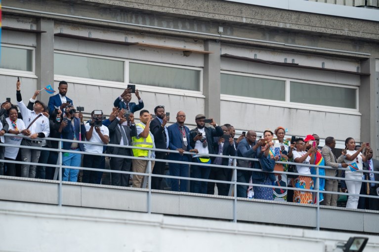 Congolese president Tshisekedi aangekomen in België