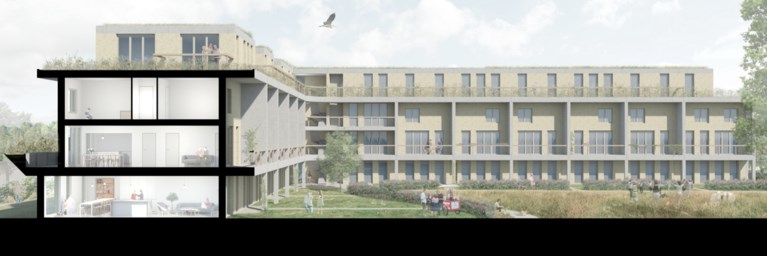 Zo zal het nieuwste woonexperiment van Gent eruitzien