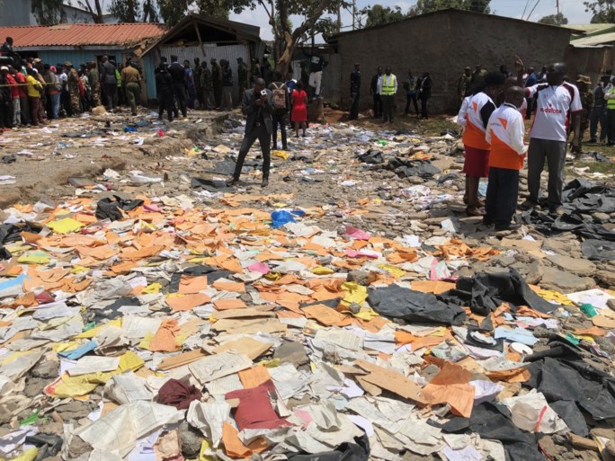 Zeven kinderen dood na instorting klaslokaal in Nairobi