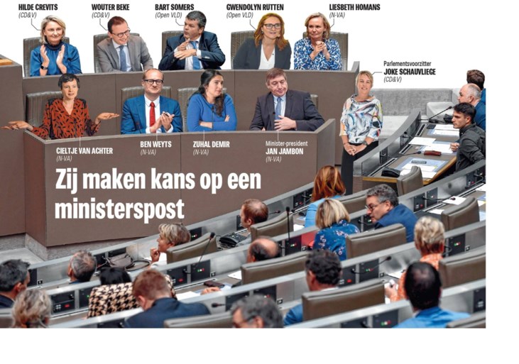 Regering Jambon I bespaart niet op postjes: N-VA krijgt vijf ministers om kopstukken tevreden te houden