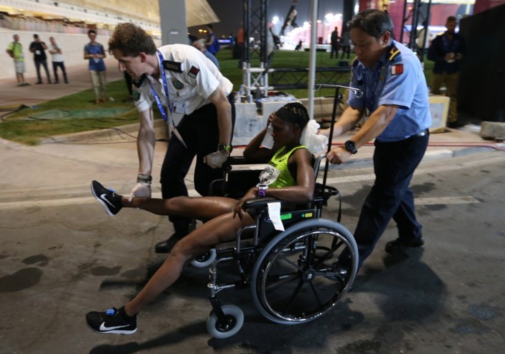WK ATLETIEK. Belgische haalt finish in “onverantwoorde” marathon: recordaantal opgaves en hallucinante beelden