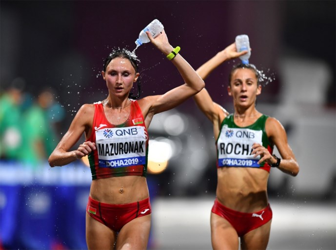 WK ATLETIEK. Belgische haalt finish in “onverantwoorde” marathon: recordaantal opgaves en hallucinante beelden