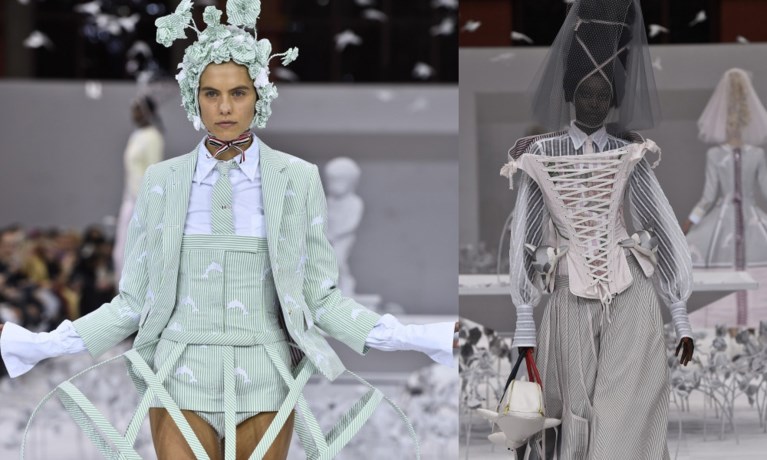 Met de vreemdste schoenen op de catwalk… kun je niet stappen