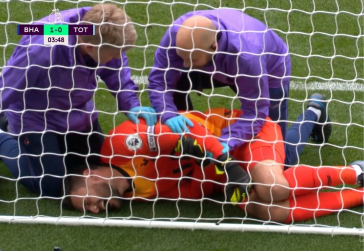 Dramatische namiddag voor Tottenham: kansloze nederlaag en zware blessure voor doelman Hugo Lloris na flater