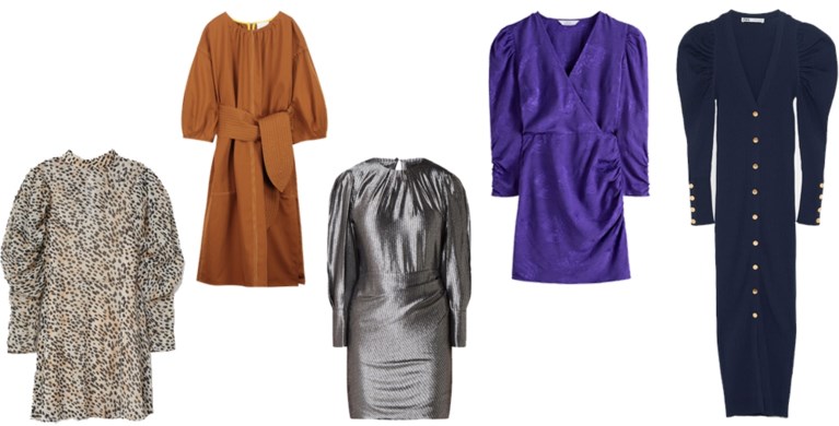 Hit van de herfst: de jurk met pofmouwen