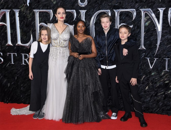 Angelina Jolie neemt haar kinderen mee op de rode loper