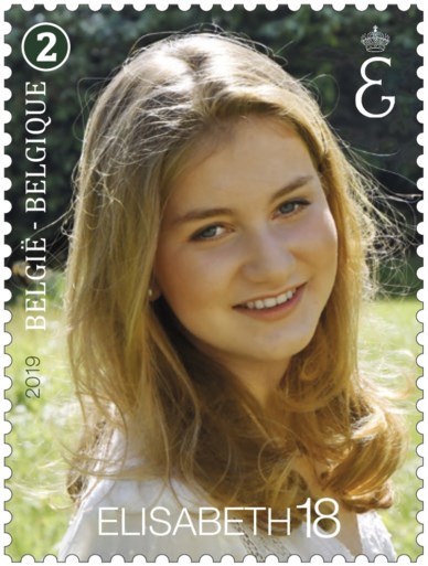 Jarige Elisabeth door de lens van hoffotograaf koning Filip: kroonprinses krijgt postzegel voor achttiende verjaardag