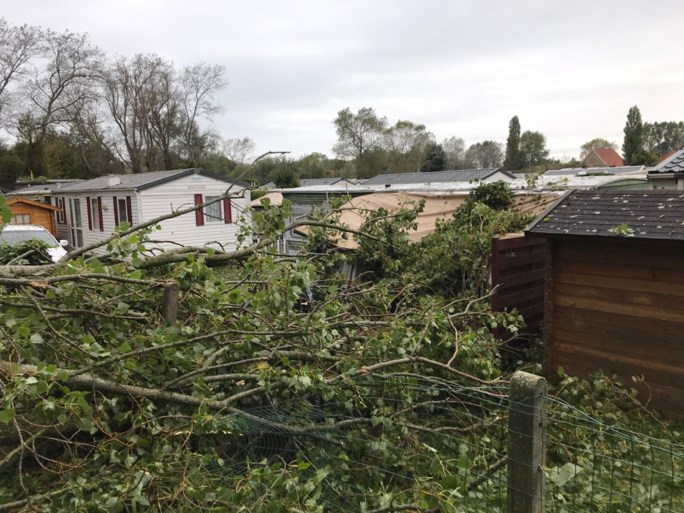 Koksijde en De Panne ruimen alles op na zware lokale storm