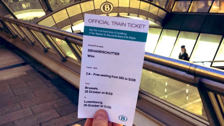 Filip en Mathilde voor het eerst met ‘koninklijke’ trein op staatsbezoek