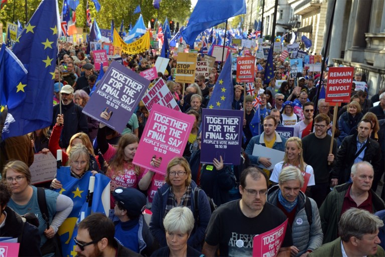 “Miljoen mensen op straat tegen Brexit”