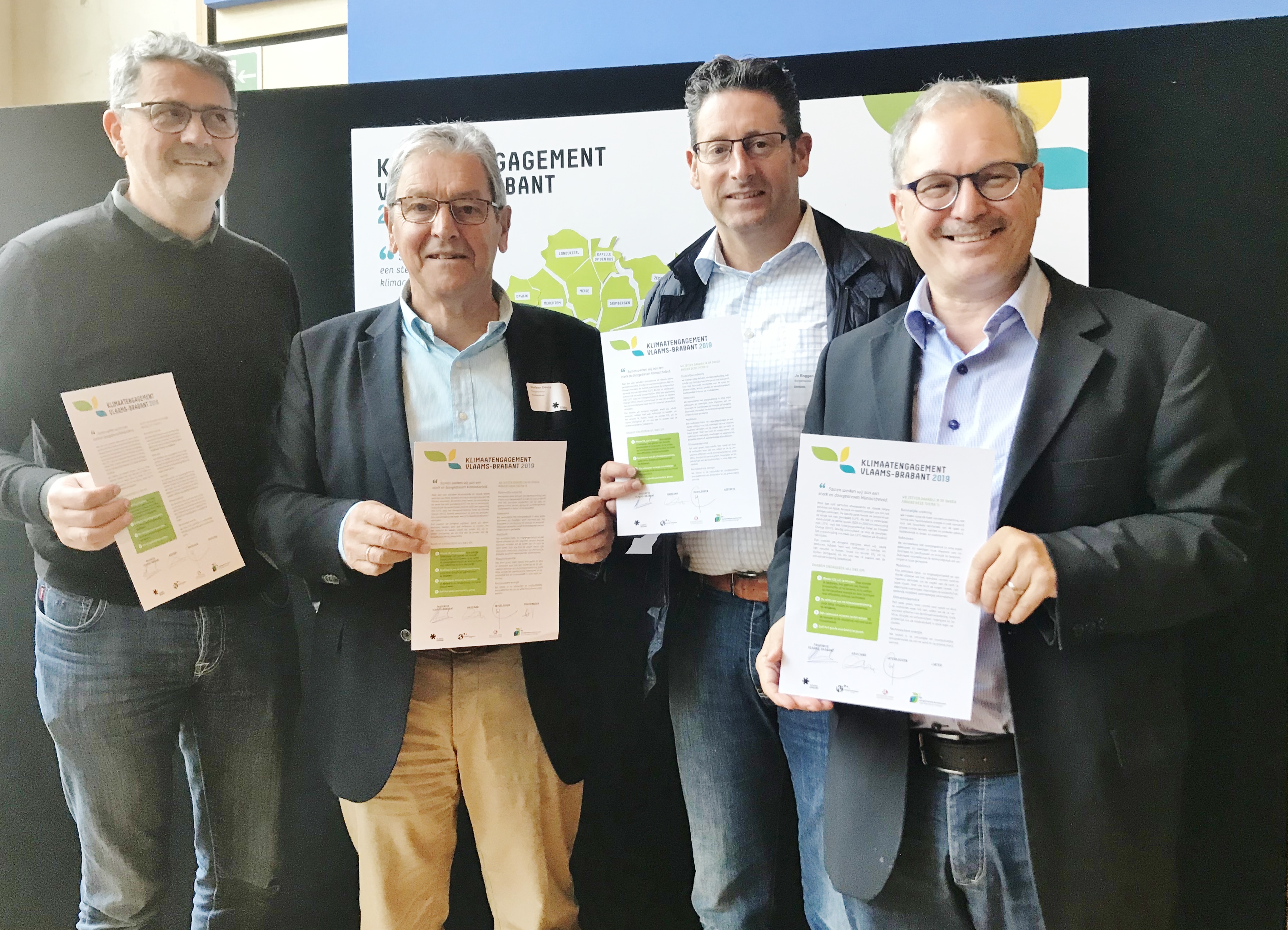 Vier TGV-gemeenten ondertekenen klimaatengagement