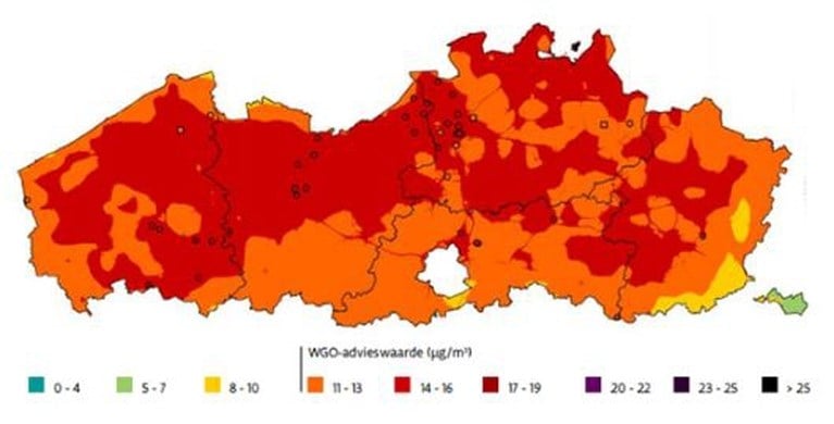 Luchtkwaliteit in Vlaanderen verbetert, maar gezondheid lijdt nog steeds