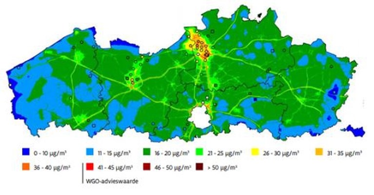Luchtkwaliteit in Vlaanderen verbetert, maar gezondheid lijdt nog steeds