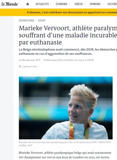 Euthanasie ‘Wielemie’ is wereldnieuws