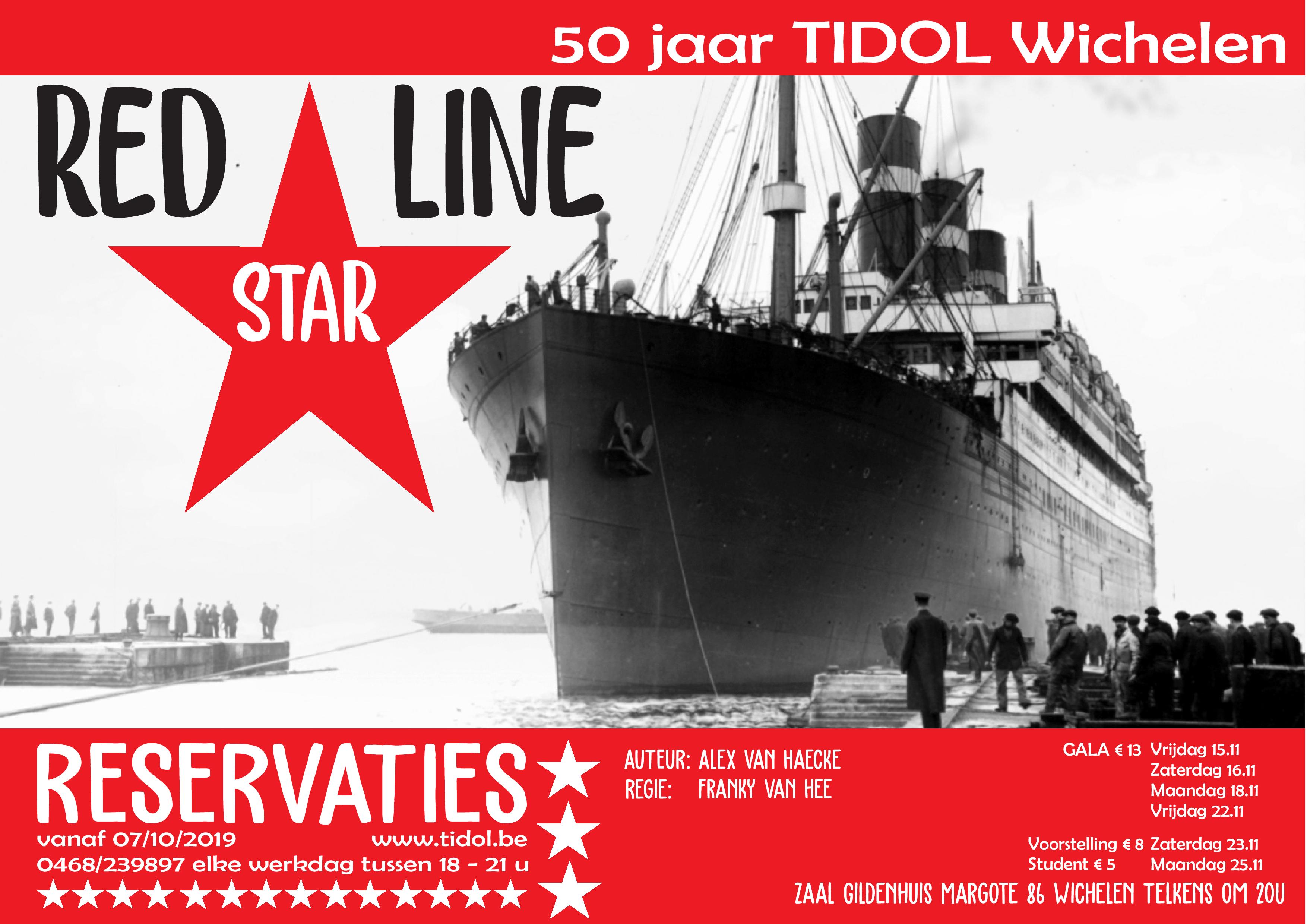 Toneelkring Tidol Wichelen speelt 'Red Star Line'