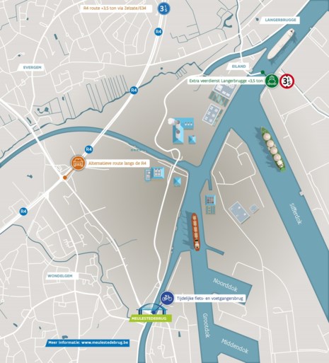 Twee zware werven: omgeving Muide de komende maanden te mijden met de auto