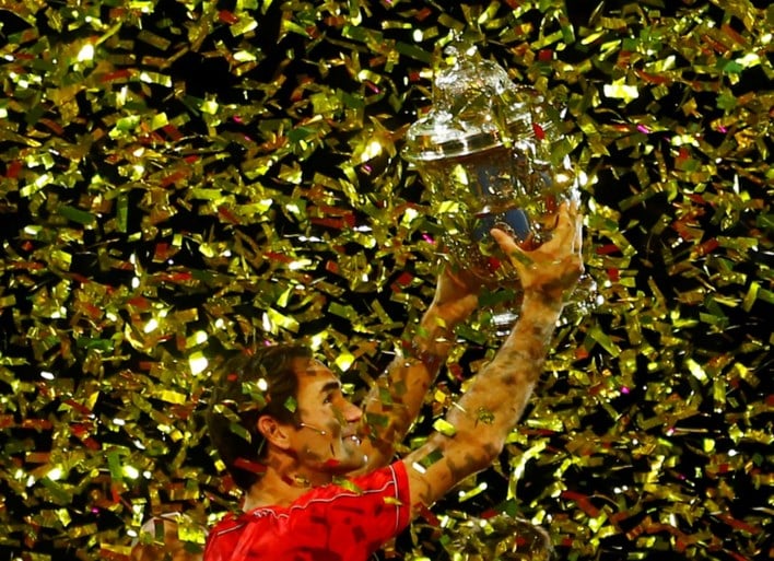 Roger Federer is voor de tiende keer aan het feest in eigen Bazel