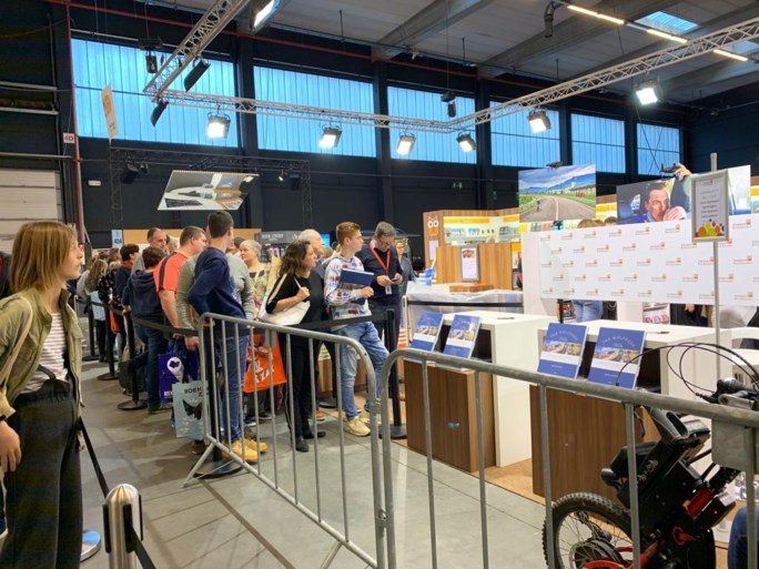 Veel volk op de Boekenbeurs voor Remco Evenepoel en co