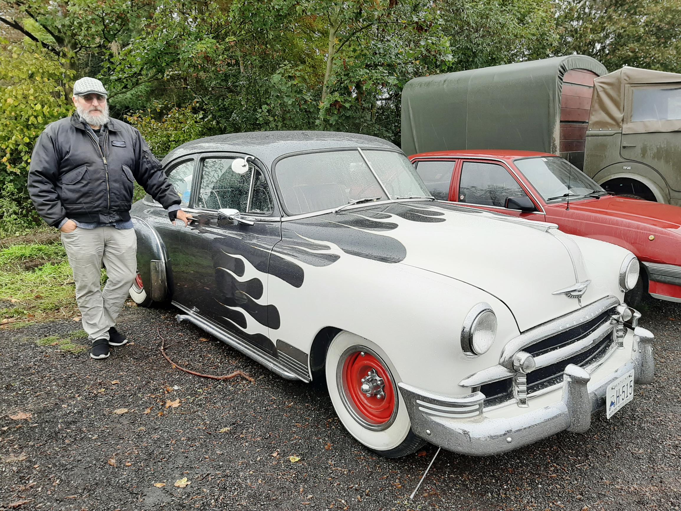 Regenweer spelbreker voor Oldtimer Meet & Greet