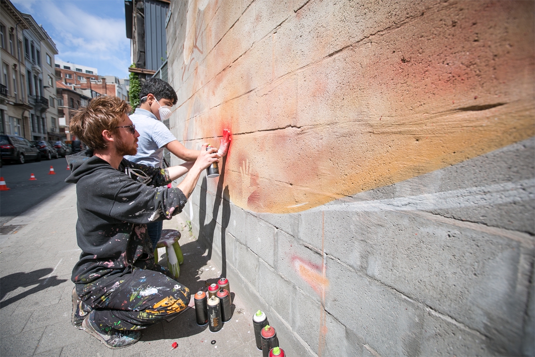 Groot graffitiproject in opkomend district: “Staat dikwijls in een negatief daglicht, maar heeft een enorm artistiek potentieel”