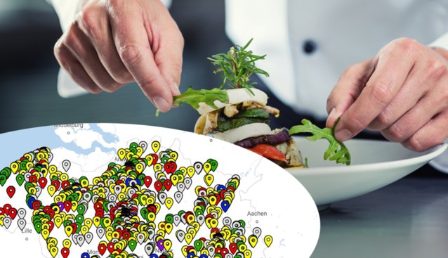KAART. Bekijk hier de score van alle 1.263 restaurants uit de nieuwe Gault&Millau-gids