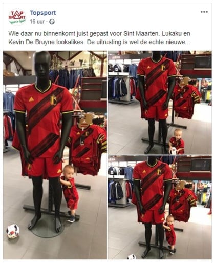 Nieuwe truitjes van Rode Duivels zijn nog niet te koop, maar Belgische sportwinkel pakt nu al uit met primeur