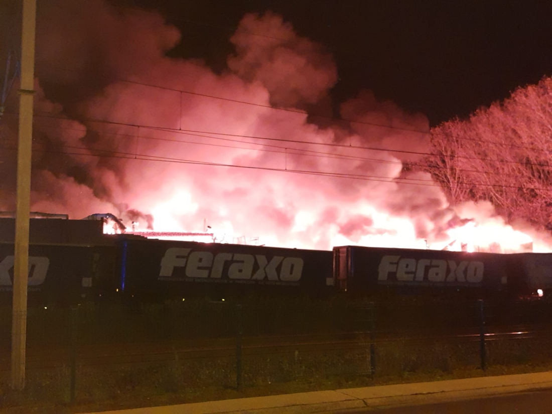Zware brand in Pittem
