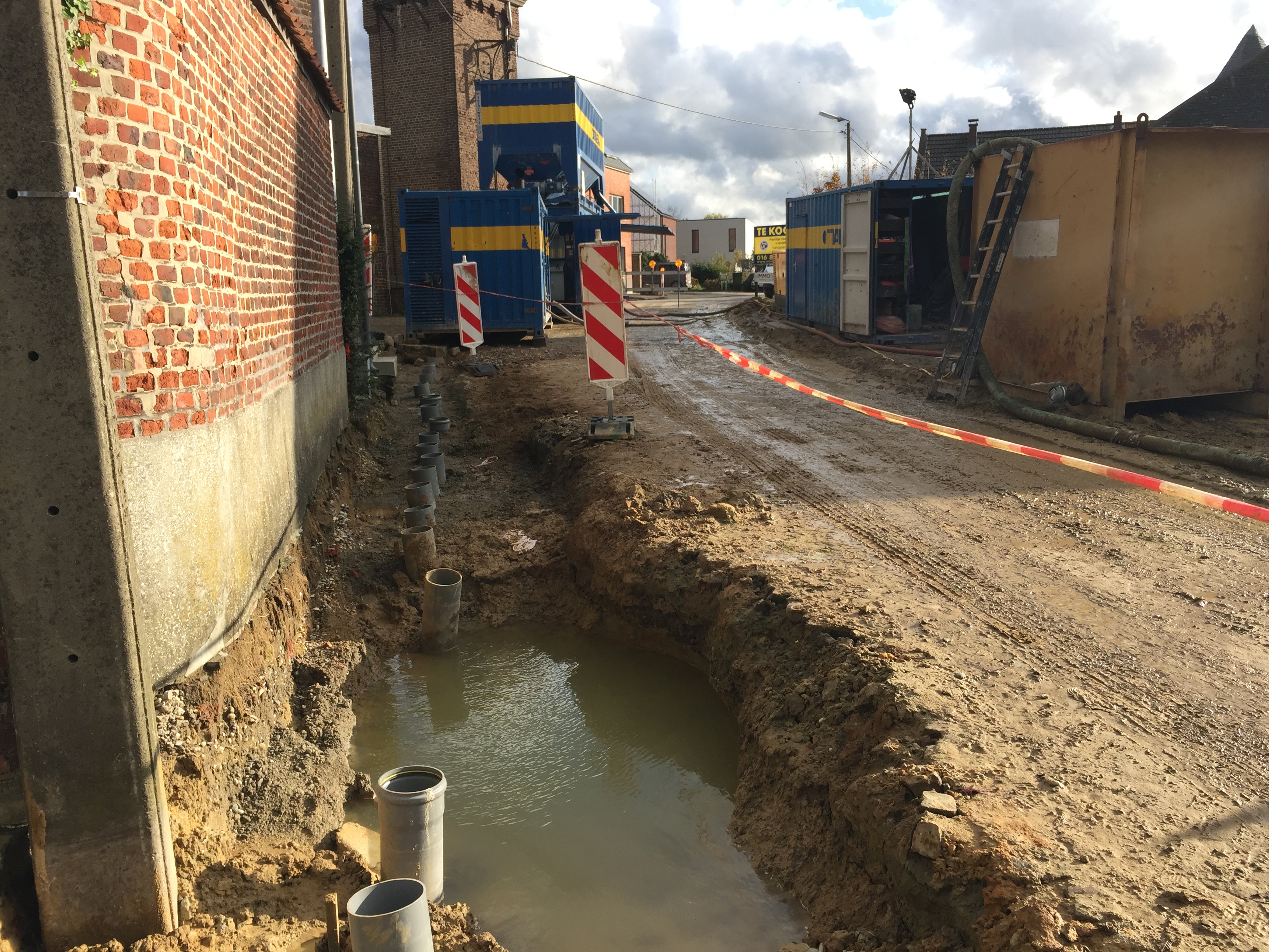 Aquafin legt gescheiden riolering in Hauthem (Hoegaarden) - Het Nieuwsblad