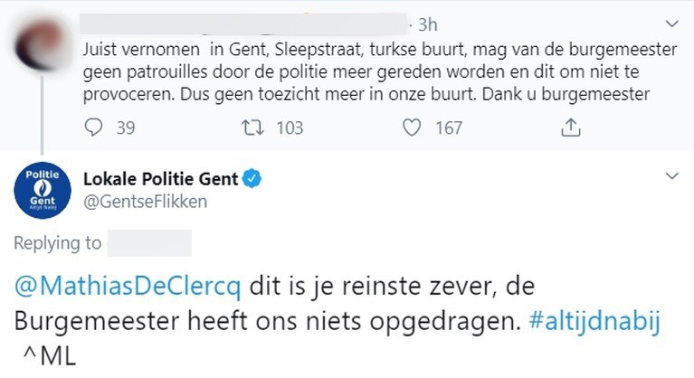 Politie reageert fel op broodjeaapverhaal: “Dit is je reinste zever”
