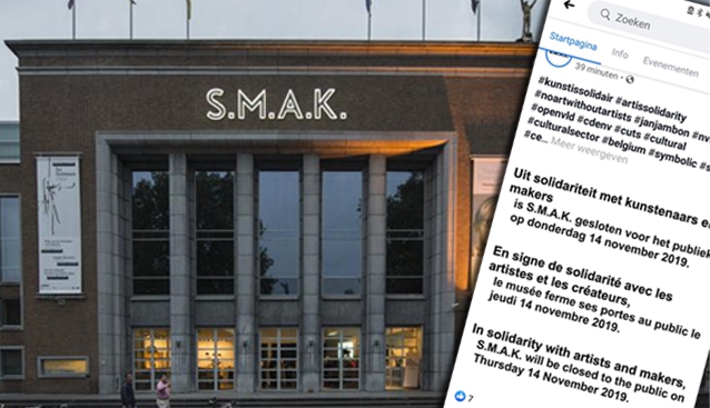 SMAK sluit hele dag de deuren uit protest tegen besparingen op cultuur: “We willen een signaal geven”
