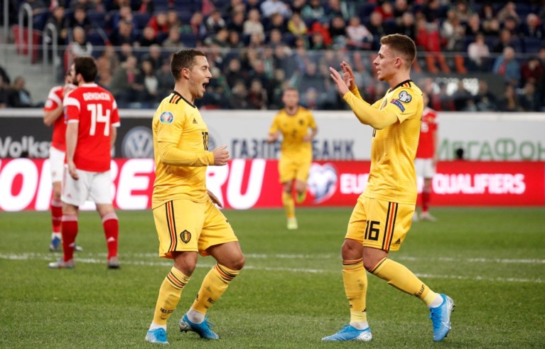 Broertjes Hazard loodsen Rode Duivels naar overtuigende zege tegen Rusland: Belgen zijn groepswinnaar