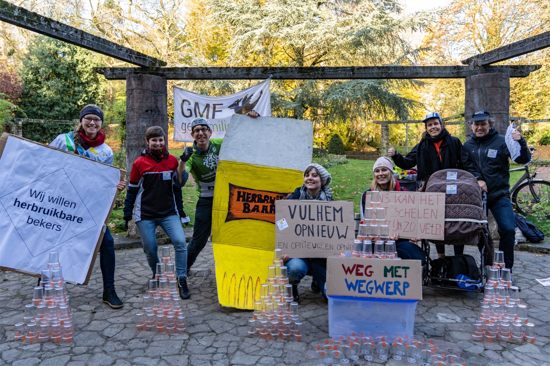 Milieuvereniging voert actie tegen wegwerpbekers op Gentse zesdaagse