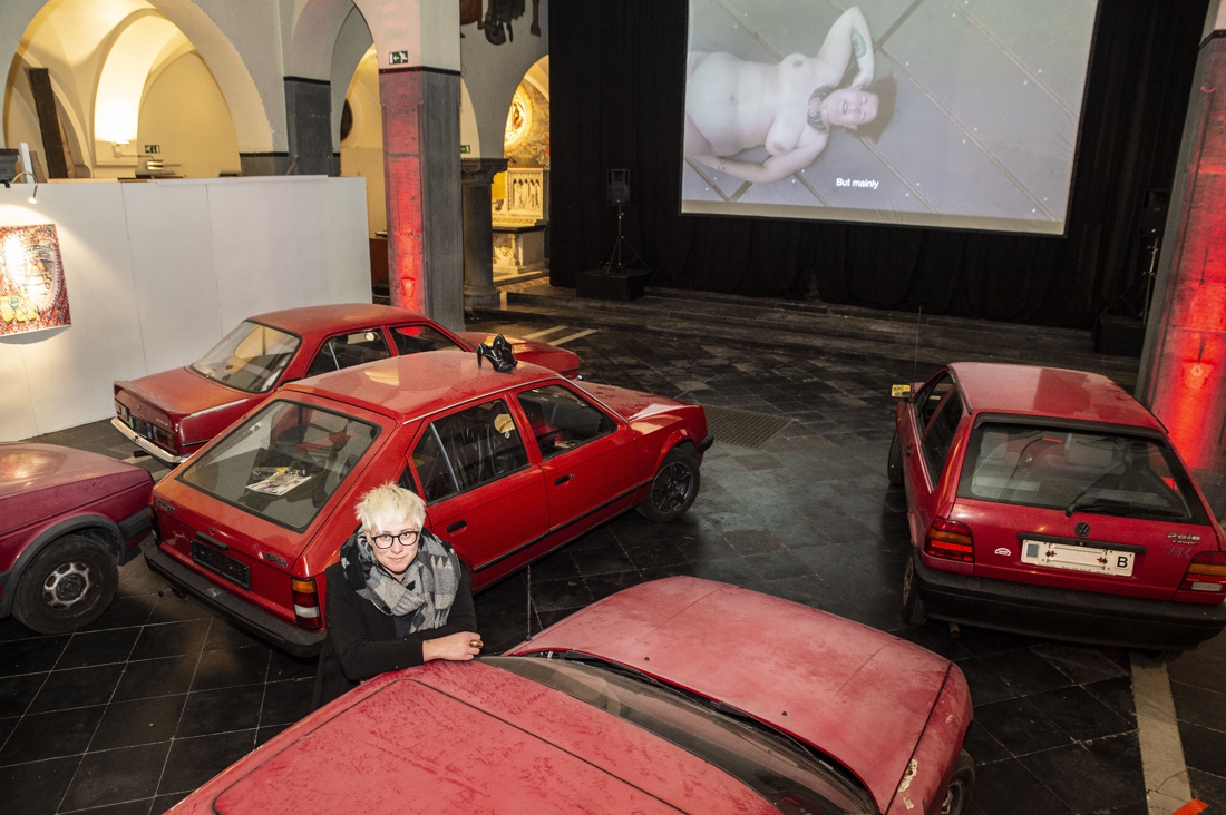 Kunstenares bouwt drive-in cinema in Paterskerk