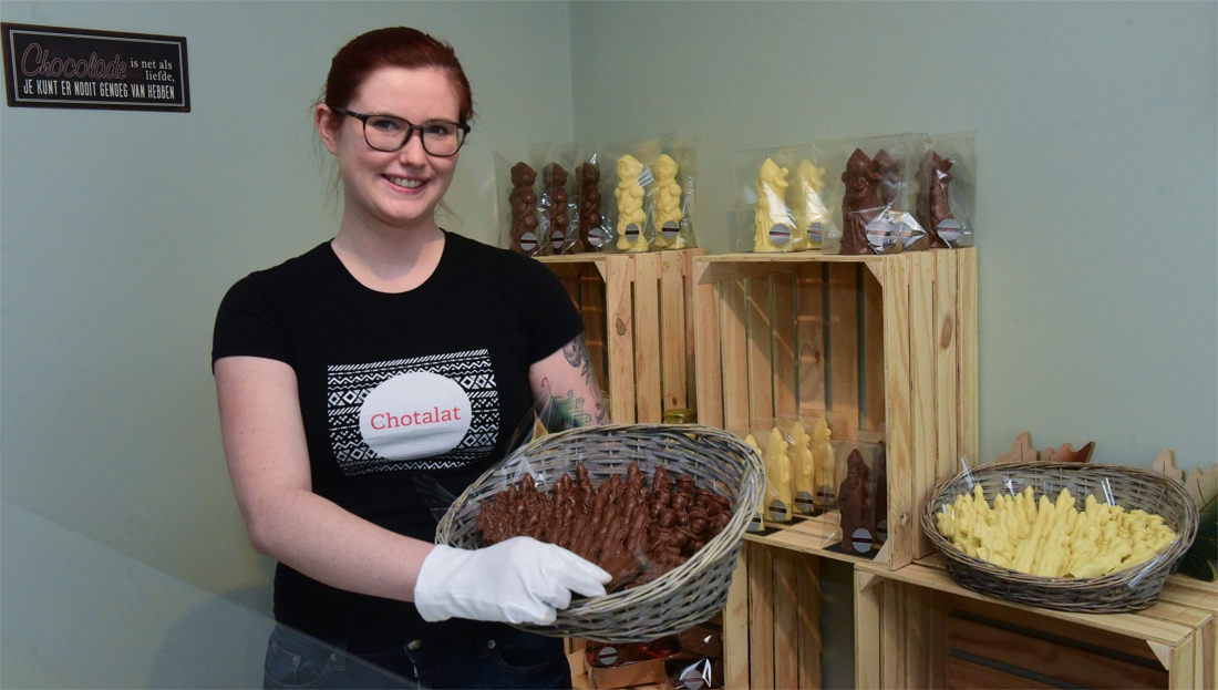 Charlotte opent chocoladewinkel Chotalat