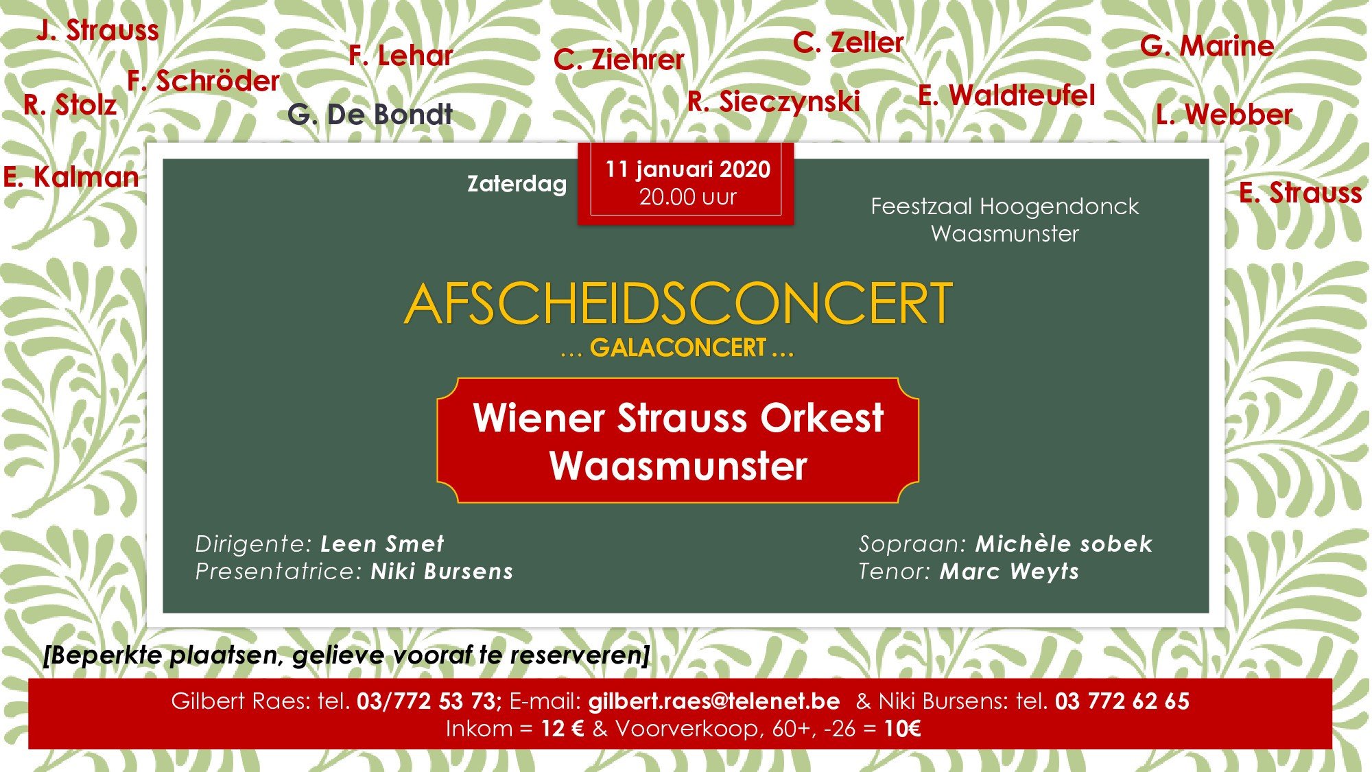 Waasmunsters orkest neemt afscheid met galaconcert