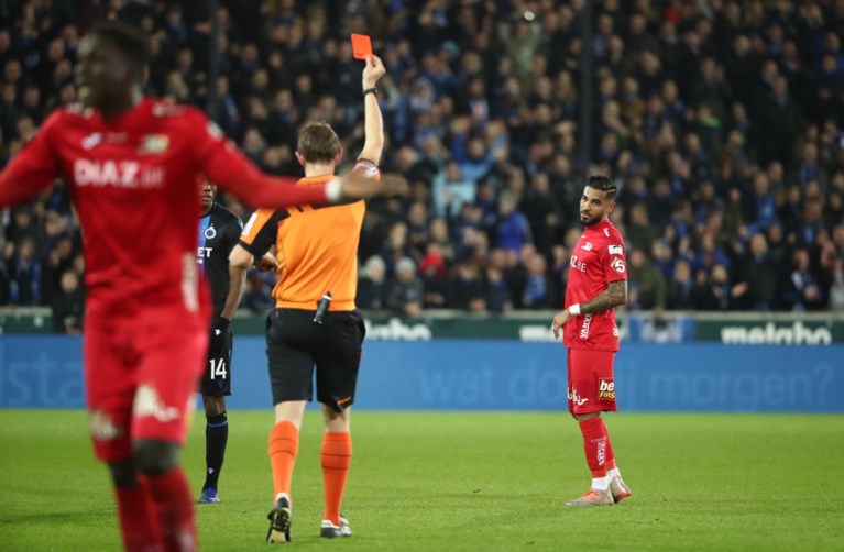 Club Brugge wint met de handrem op tegen tien man van Oostende