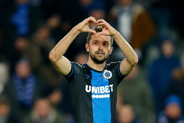 Club Brugge wint met de handrem op tegen tien man van Oostende