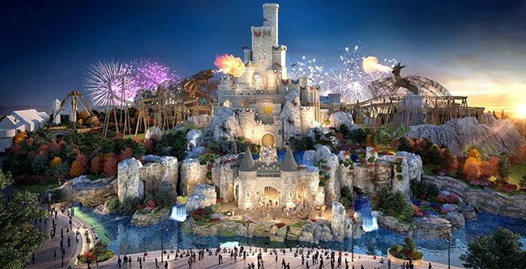 Gigantisch attractiepark opent over vijf jaar de deuren: kijk nu al even rond